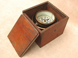 Gimbal mounted small boat compass - mid 19th century